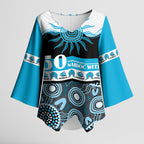 Sharks NAIDOC Week Personalised Kimono Sleeve Blouse Aboriginal Torres Strait Islanders Vibe