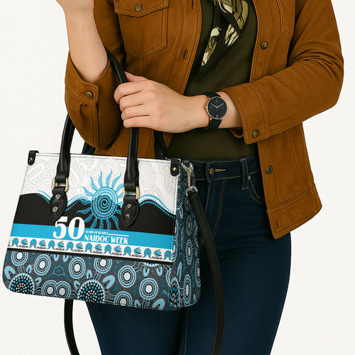 Sharks NAIDOC Week Leather Bag Aboriginal Torres Strait Islanders Vibe