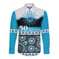 Sharks NAIDOC Week Personalised Long Sleeve Button Shirt Aboriginal Torres Strait Islanders Vibe
