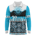 Sharks NAIDOC Week Personalised Long Sleeve Polo Shirt Aboriginal Torres Strait Islanders Vibe