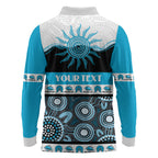 Sharks NAIDOC Week Personalised Long Sleeve Polo Shirt Aboriginal Torres Strait Islanders Vibe
