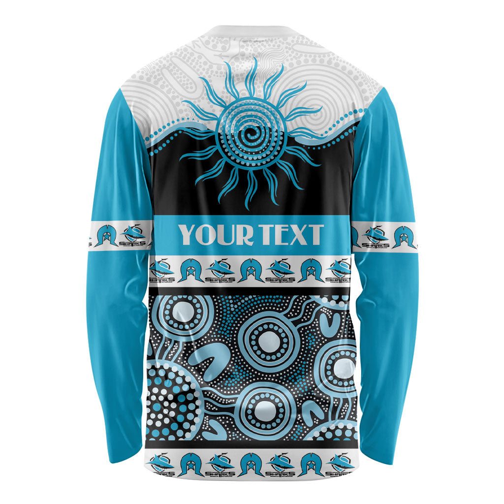 Sharks NAIDOC Week Personalised Long Sleeve Shirt Aboriginal Torres Strait Islanders Vibe
