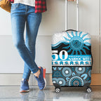 Sharks NAIDOC Week Luggage Cover Aboriginal Torres Strait Islanders Vibe