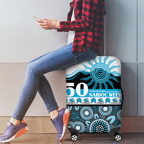 Sharks NAIDOC Week Luggage Cover Aboriginal Torres Strait Islanders Vibe