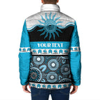 Sharks NAIDOC Week Personalised Padded Jacket Aboriginal Torres Strait Islanders Vibe