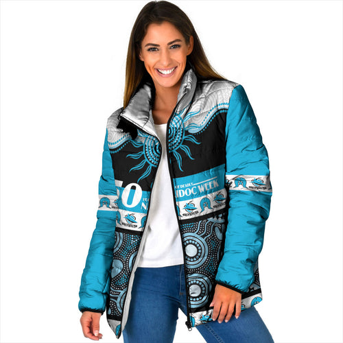 Sharks NAIDOC Week Personalised Padded Jacket Aboriginal Torres Strait Islanders Vibe