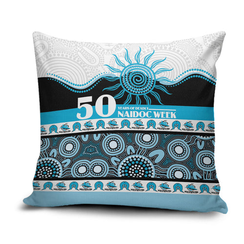 Sharks NAIDOC Week Pillow Cover Aboriginal Torres Strait Islanders Vibe