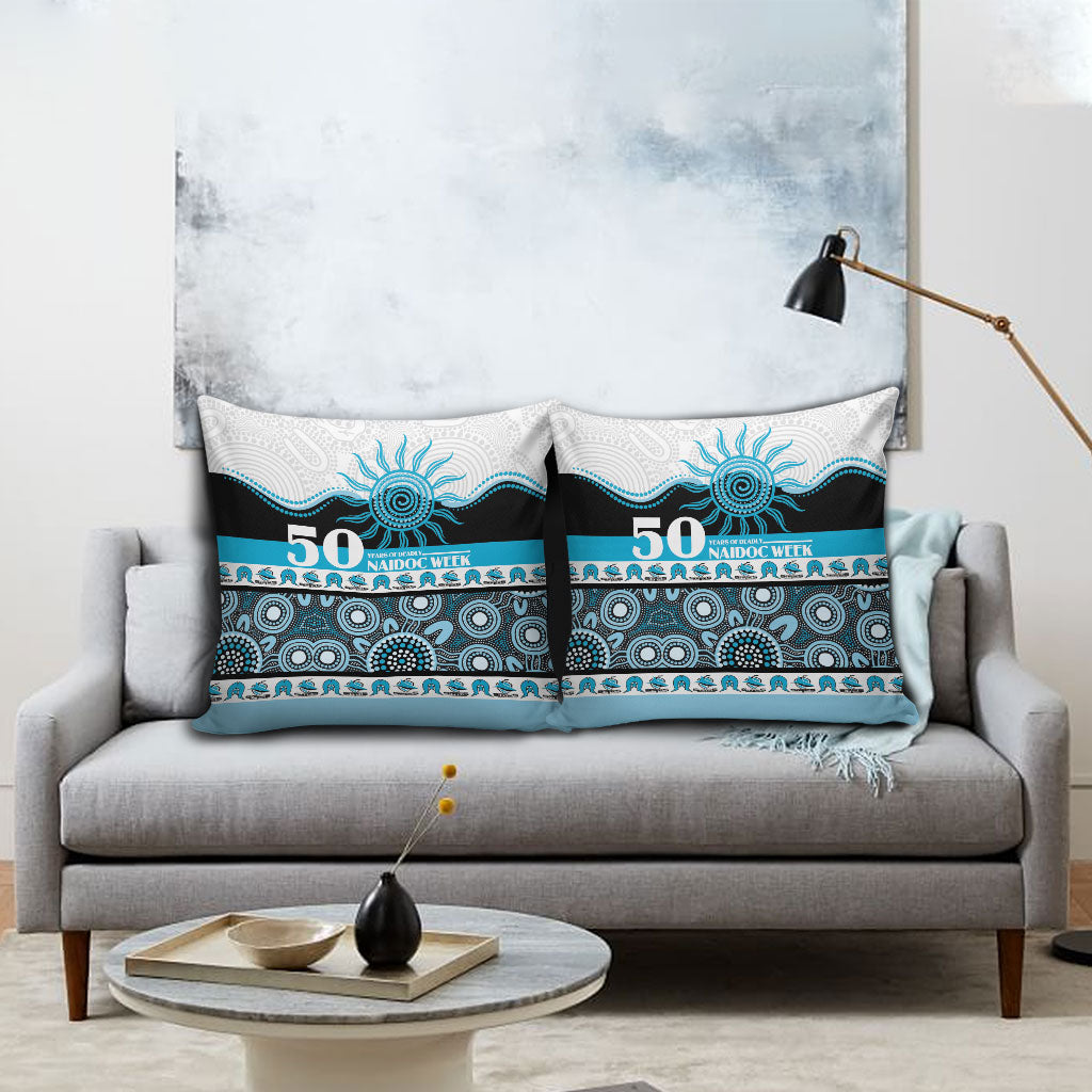 Sharks NAIDOC Week Pillow Cover Aboriginal Torres Strait Islanders Vibe