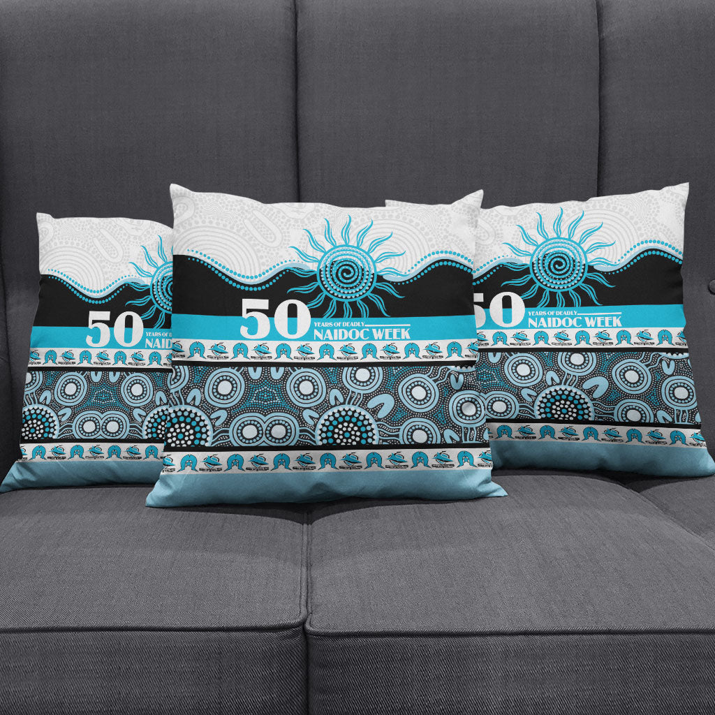 Sharks NAIDOC Week Pillow Cover Aboriginal Torres Strait Islanders Vibe