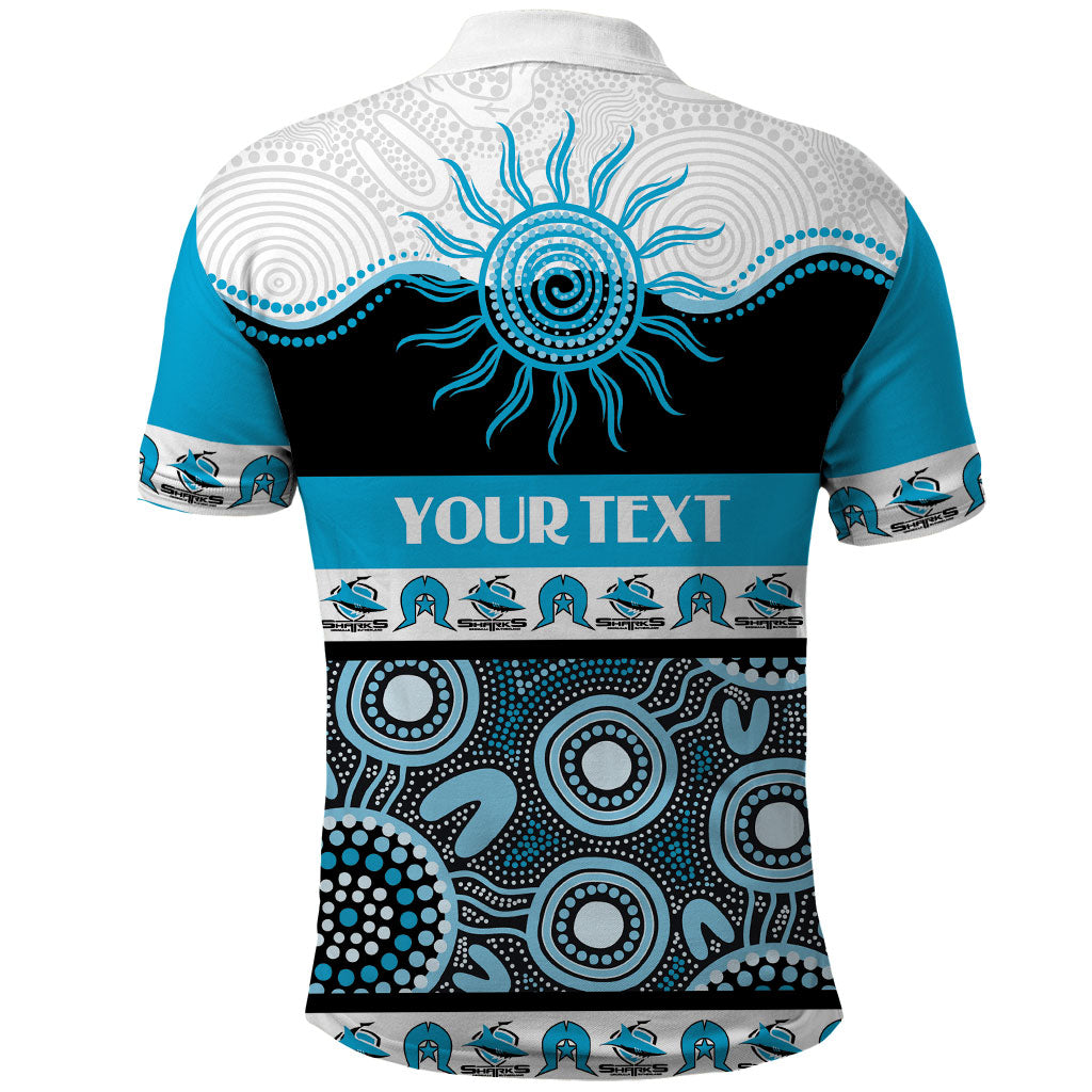 Sharks NAIDOC Week Personalised Polo Shirt Aboriginal Torres Strait Islanders Vibe