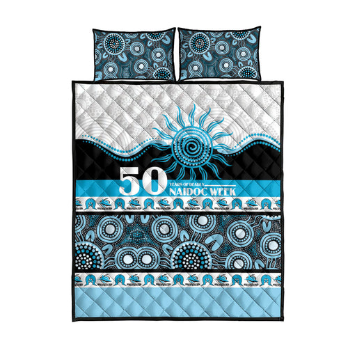 Sharks NAIDOC Week Quilt Bed Set Aboriginal Torres Strait Islanders Vibe