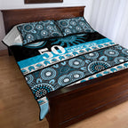 Sharks NAIDOC Week Quilt Bed Set Aboriginal Torres Strait Islanders Vibe