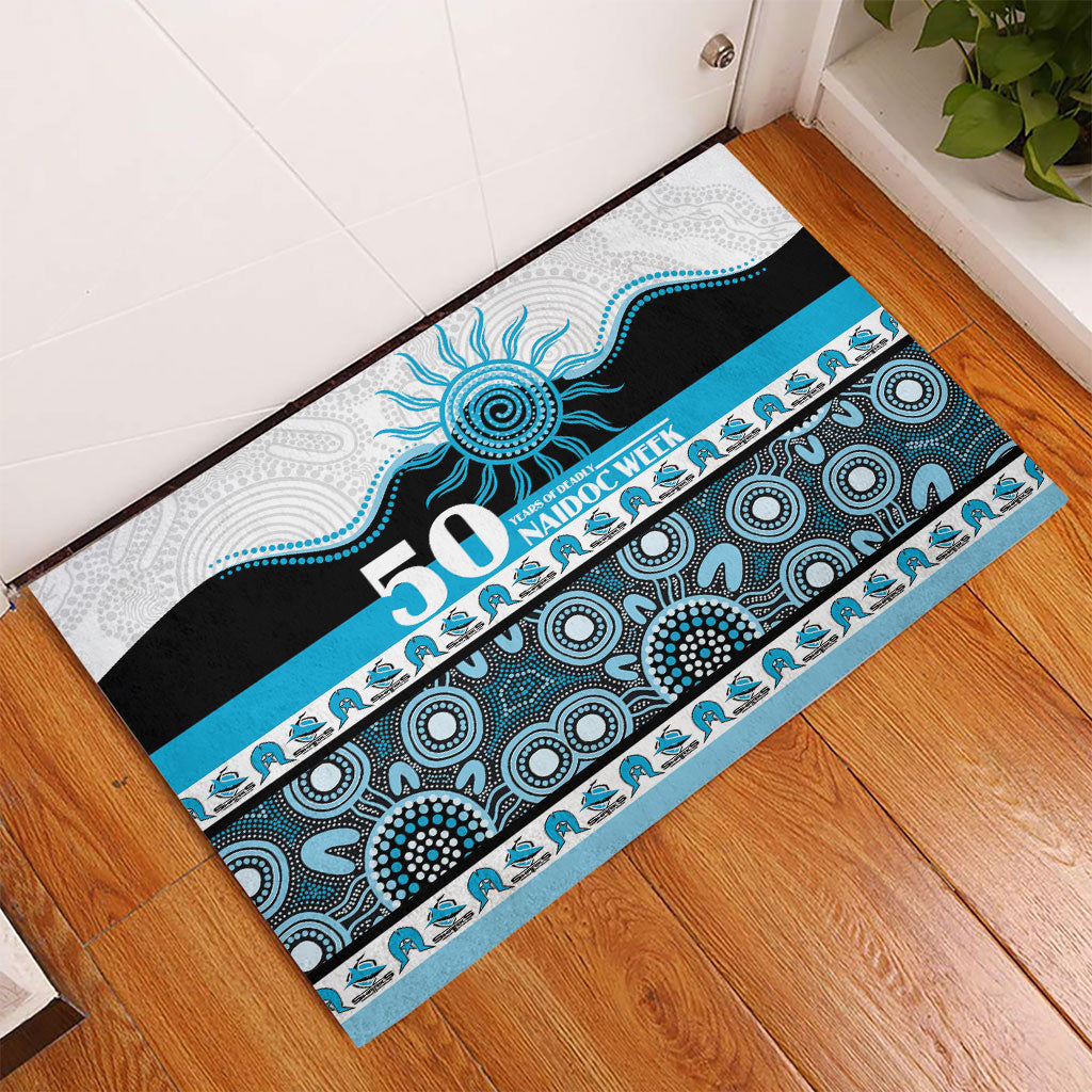 Sharks NAIDOC Week Rubber Doormat Aboriginal Torres Strait Islanders Vibe