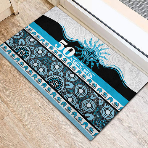 Sharks NAIDOC Week Rubber Doormat Aboriginal Torres Strait Islanders Vibe