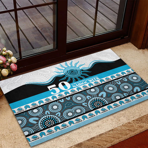 Sharks NAIDOC Week Rubber Doormat Aboriginal Torres Strait Islanders Vibe