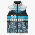 Sharks NAIDOC Week Personalised Sleeveless Puffer Jacket Aboriginal Torres Strait Islanders Vibe