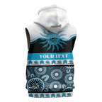 Sharks NAIDOC Week Personalised Sleeveless Zip Hoodie Aboriginal Torres Strait Islanders Vibe