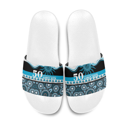 Sharks NAIDOC Week Slide Sandals Aboriginal Torres Strait Islanders Vibe