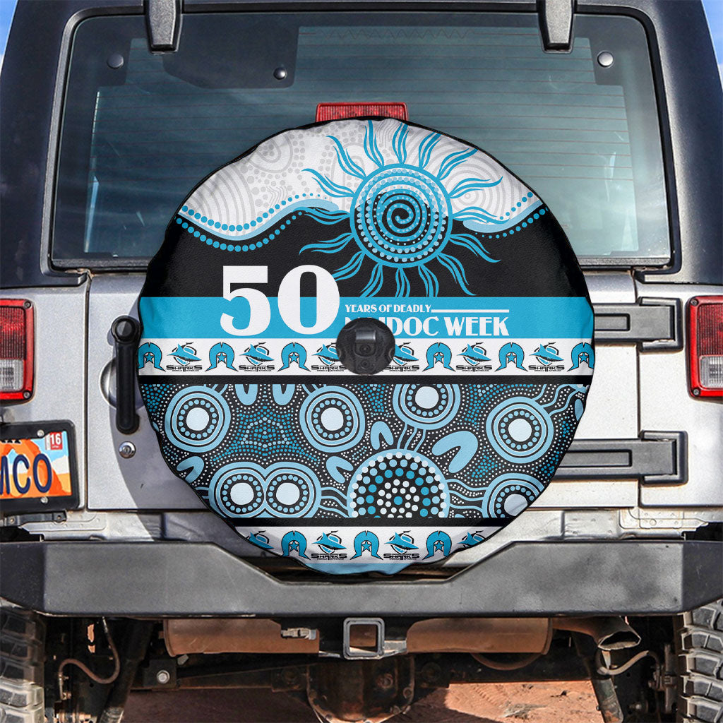 Sharks NAIDOC Week Spare Tire Cover Aboriginal Torres Strait Islanders Vibe