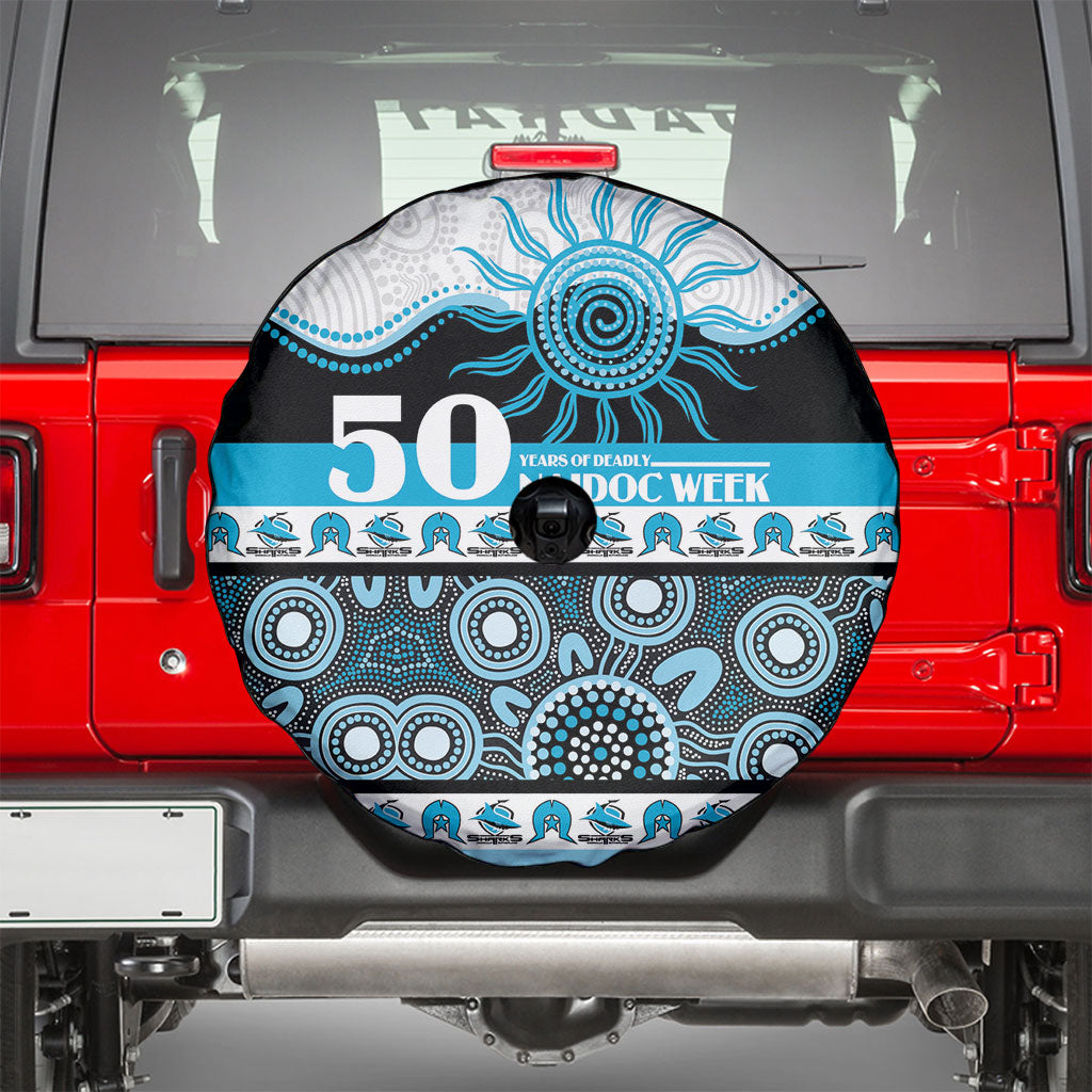 Sharks NAIDOC Week Spare Tire Cover Aboriginal Torres Strait Islanders Vibe