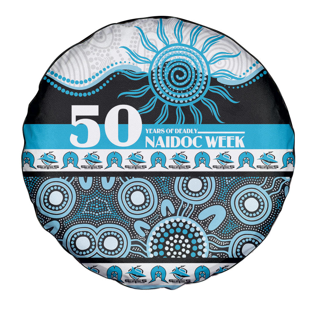 Sharks NAIDOC Week Spare Tire Cover Aboriginal Torres Strait Islanders Vibe
