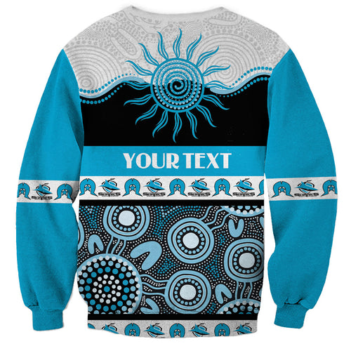 Sharks NAIDOC Week Personalised Sweatshirt Aboriginal Torres Strait Islanders Vibe