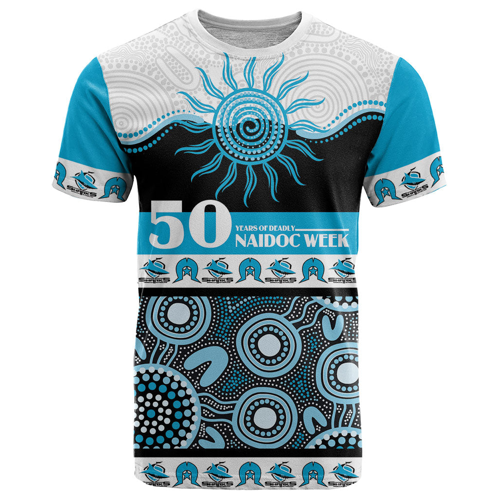 Sharks NAIDOC Week Personalised T Shirt Aboriginal Torres Strait Islanders Vibe