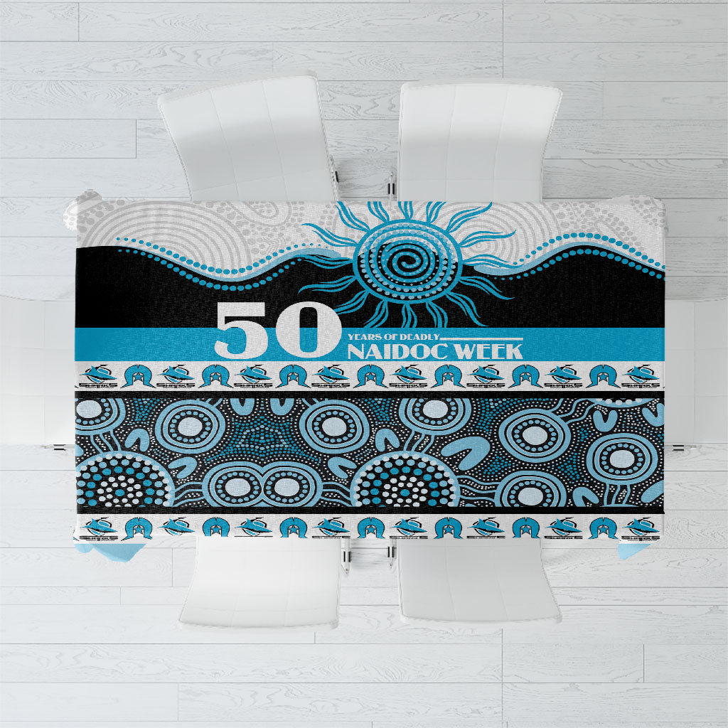 Sharks NAIDOC Week Tablecloth Aboriginal Torres Strait Islanders Vibe