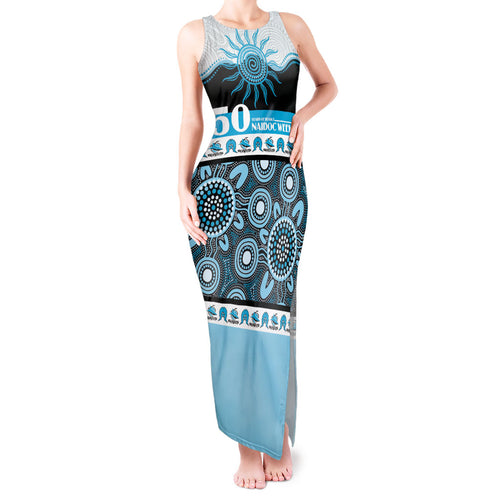 Sharks NAIDOC Week Personalised Tank Maxi Dress Aboriginal Torres Strait Islanders Vibe