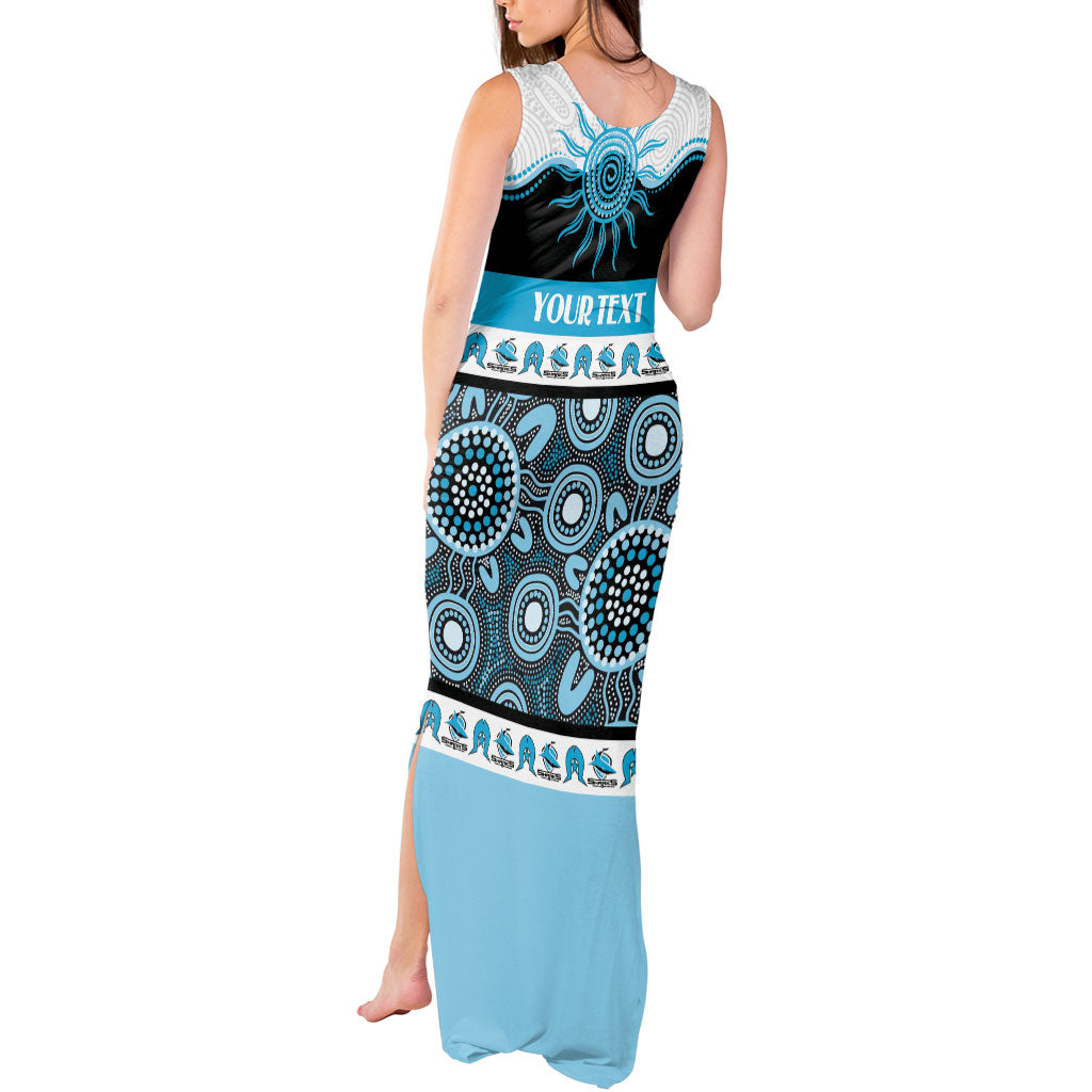 Sharks NAIDOC Week Personalised Tank Maxi Dress Aboriginal Torres Strait Islanders Vibe