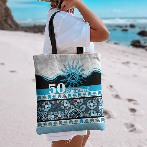 Sharks NAIDOC Week Tote Bag Aboriginal Torres Strait Islanders Vibe