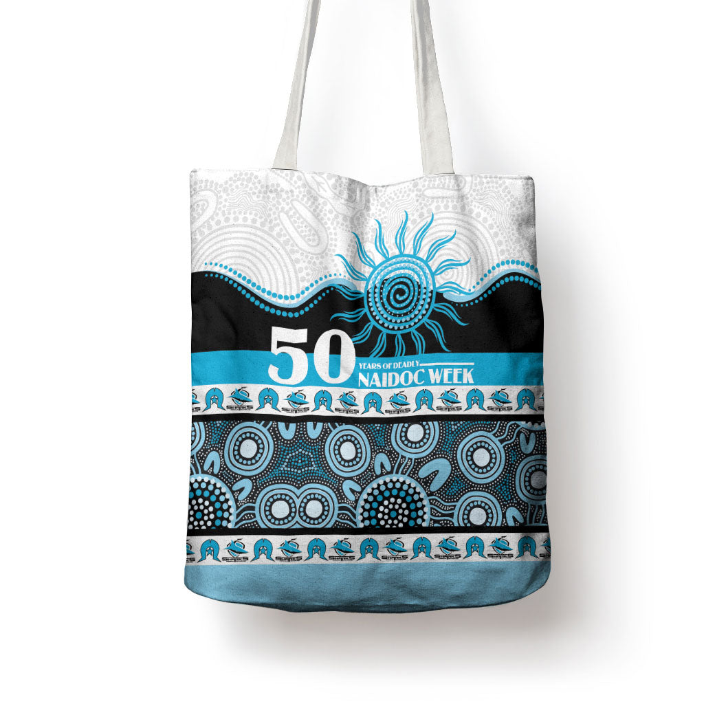Sharks NAIDOC Week Tote Bag Aboriginal Torres Strait Islanders Vibe