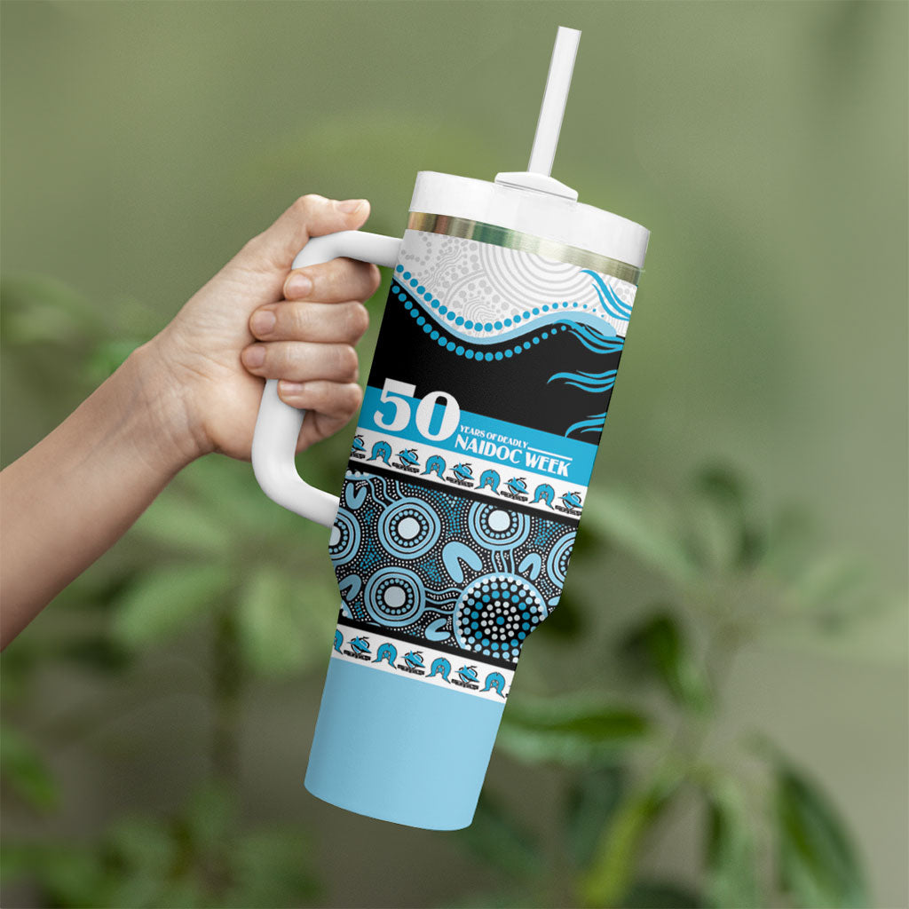 Sharks NAIDOC Week Personalised Tumbler With Handle Aboriginal Torres Strait Islanders Vibe