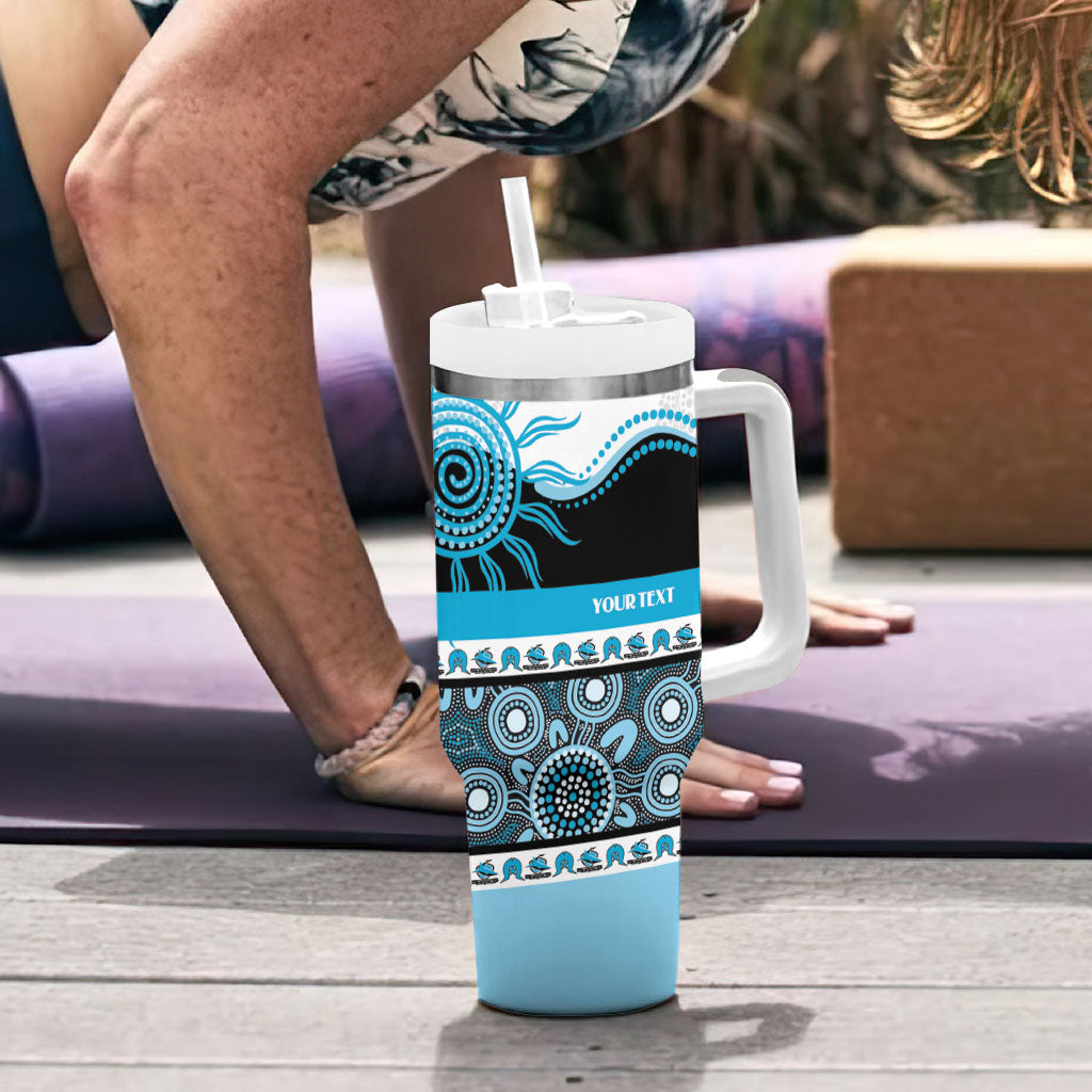 Sharks NAIDOC Week Personalised Tumbler With Handle Aboriginal Torres Strait Islanders Vibe
