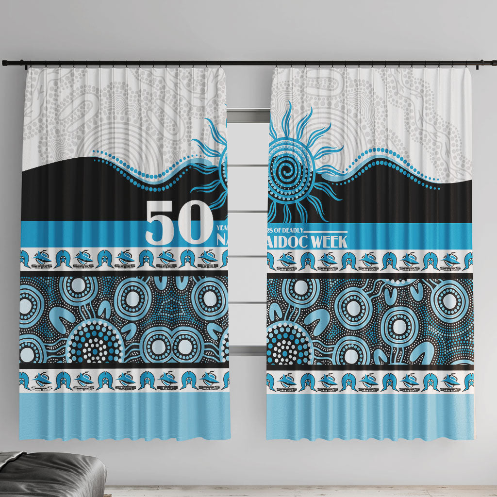 Sharks NAIDOC Week Window Curtain Aboriginal Torres Strait Islanders Vibe