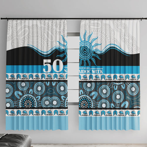 Sharks NAIDOC Week Window Curtain Aboriginal Torres Strait Islanders Vibe