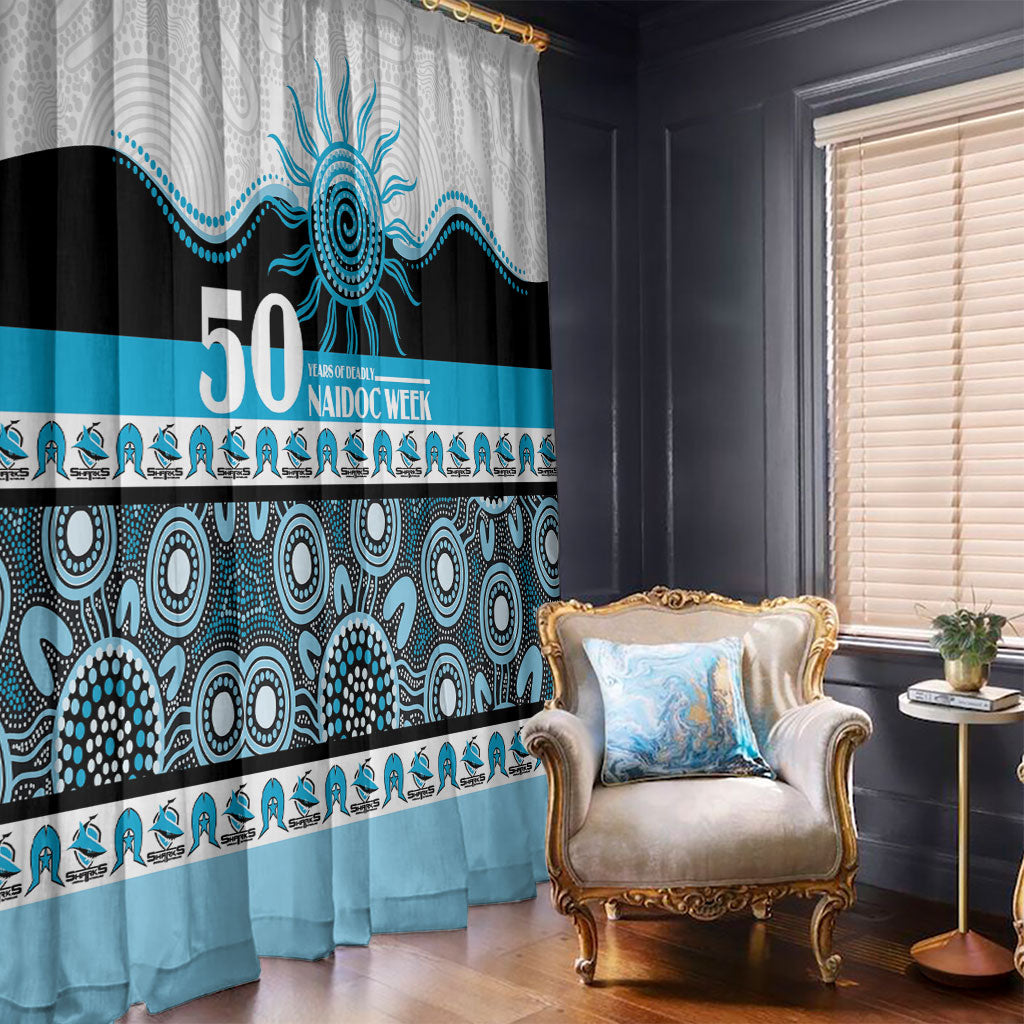 Sharks NAIDOC Week Window Curtain Aboriginal Torres Strait Islanders Vibe