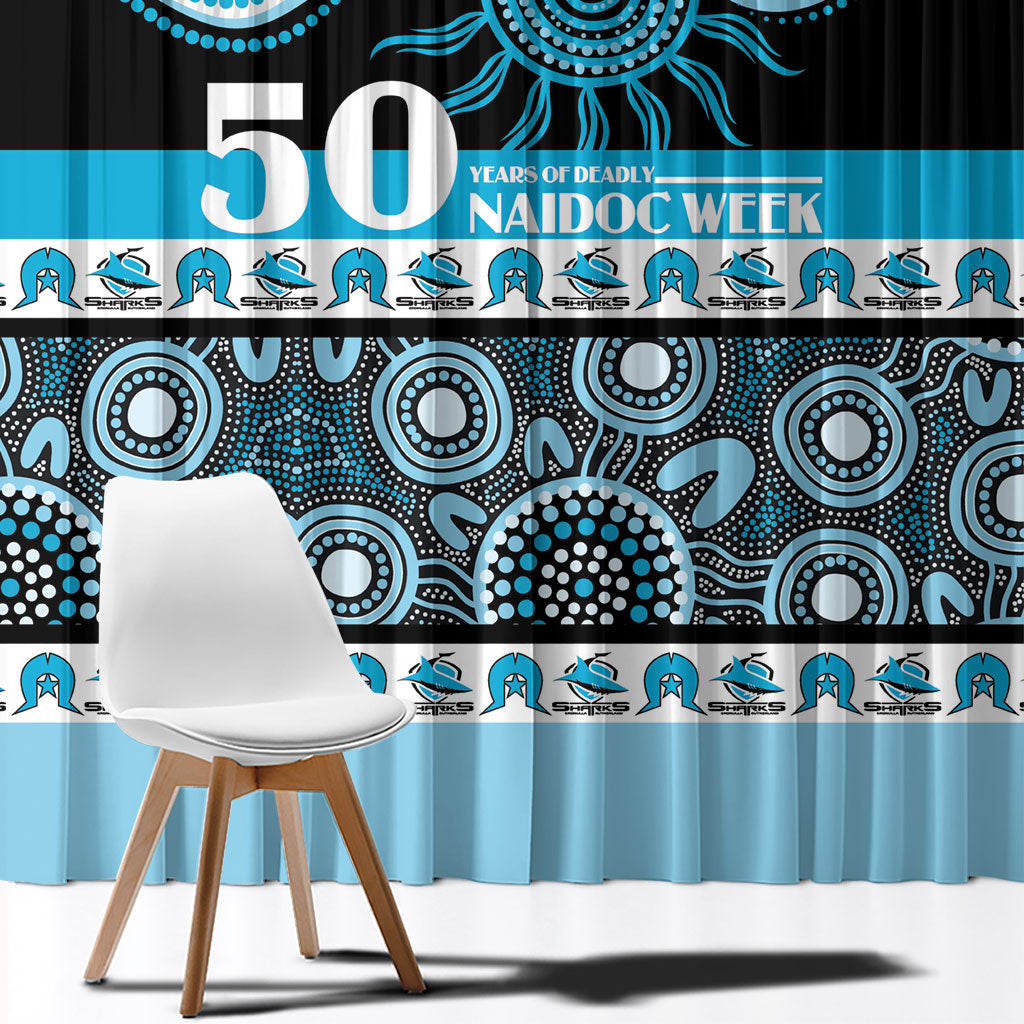 Sharks NAIDOC Week Window Curtain Aboriginal Torres Strait Islanders Vibe