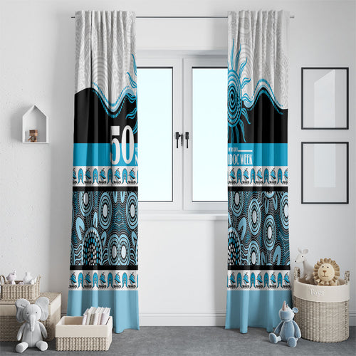 Sharks NAIDOC Week Window Curtain Aboriginal Torres Strait Islanders Vibe