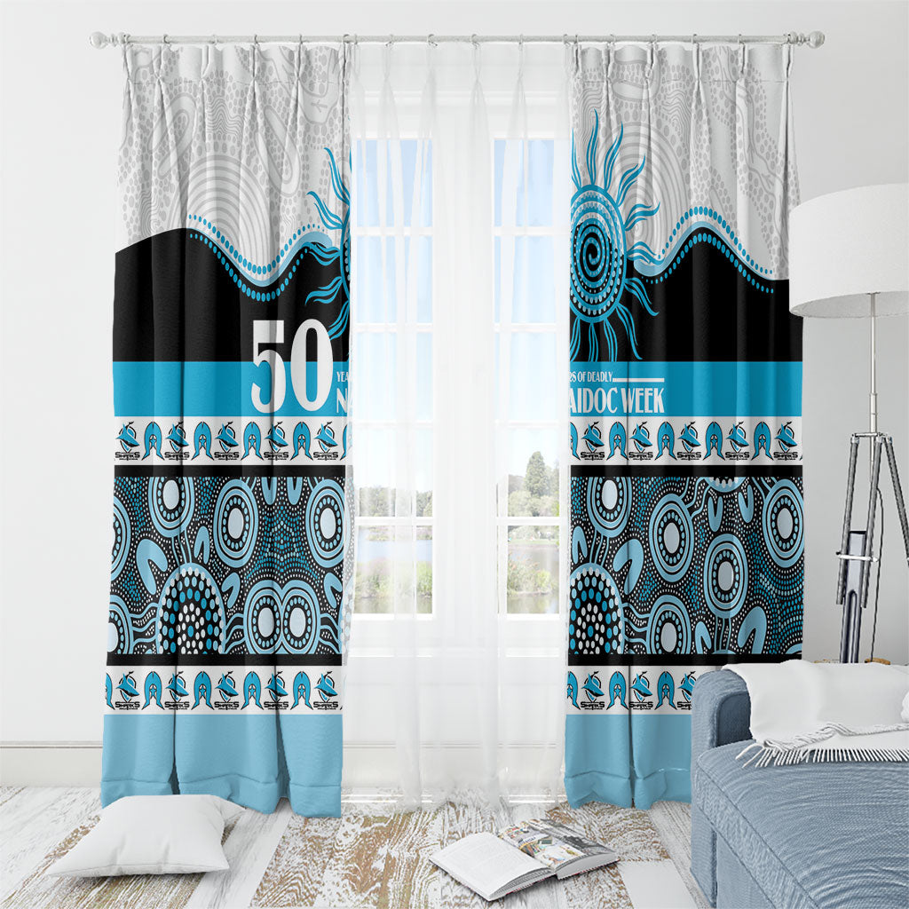 Sharks NAIDOC Week Window Curtain Aboriginal Torres Strait Islanders Vibe
