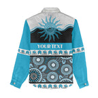 Sharks NAIDOC Week Personalised Women Casual Shirt Aboriginal Torres Strait Islanders Vibe