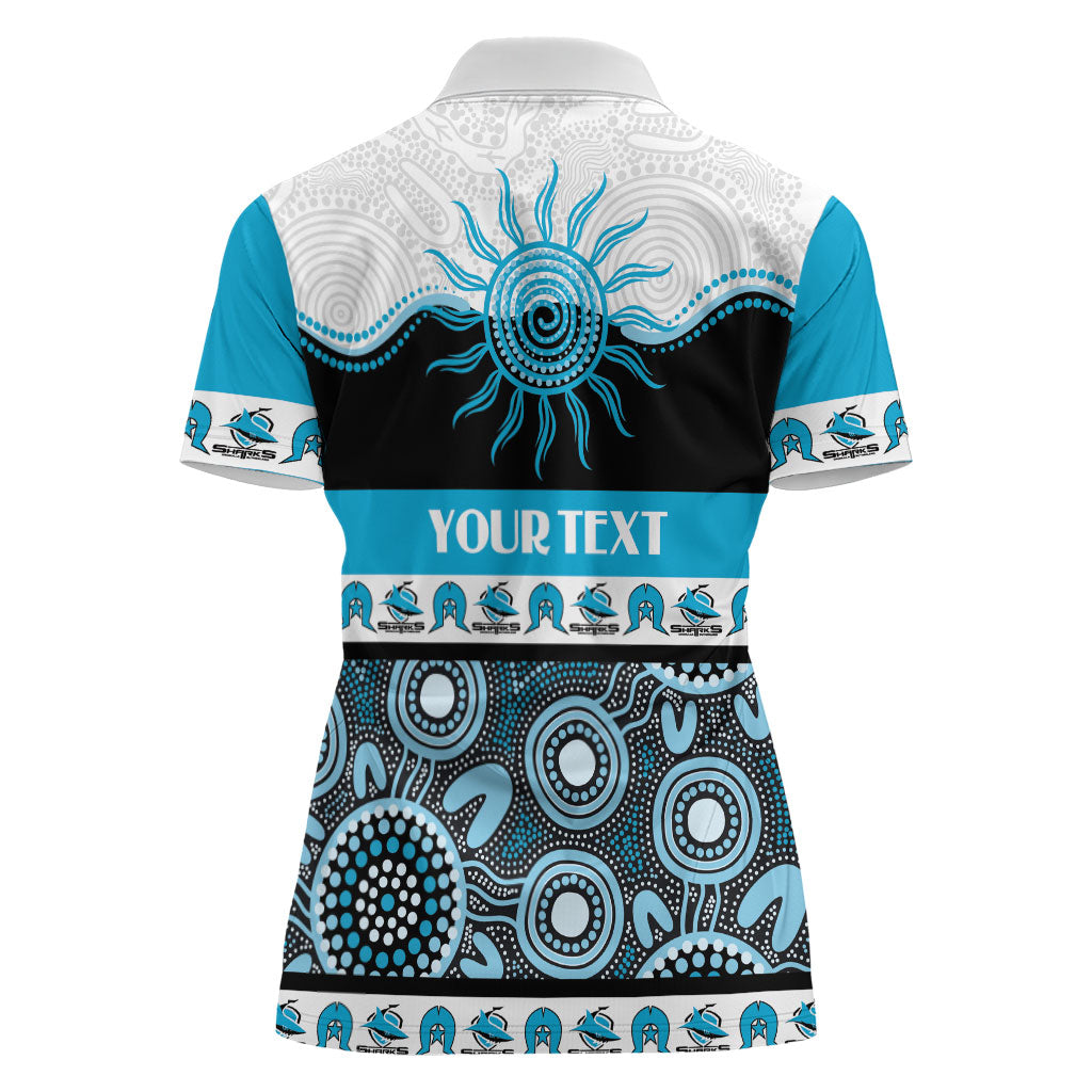 Sharks NAIDOC Week Personalised Women Polo Shirt Aboriginal Torres Strait Islanders Vibe