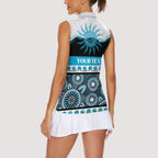 Sharks NAIDOC Week Personalised Women Sleeveless Polo Shirt Aboriginal Torres Strait Islanders Vibe