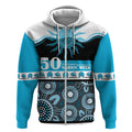 Sharks NAIDOC Week Personalised Zip Hoodie Aboriginal Torres Strait Islanders Vibe