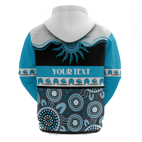 Sharks NAIDOC Week Personalised Zip Hoodie Aboriginal Torres Strait Islanders Vibe
