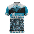 Sharks NAIDOC Week Personalised Zipper Polo Shirt Aboriginal Torres Strait Islanders Vibe