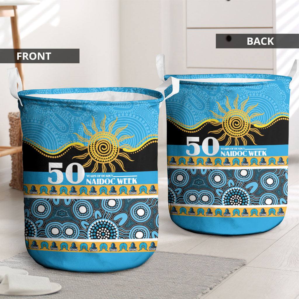 Titans NAIDOC Week Laundry Basket Aboriginal Torres Strait Islanders Vibe