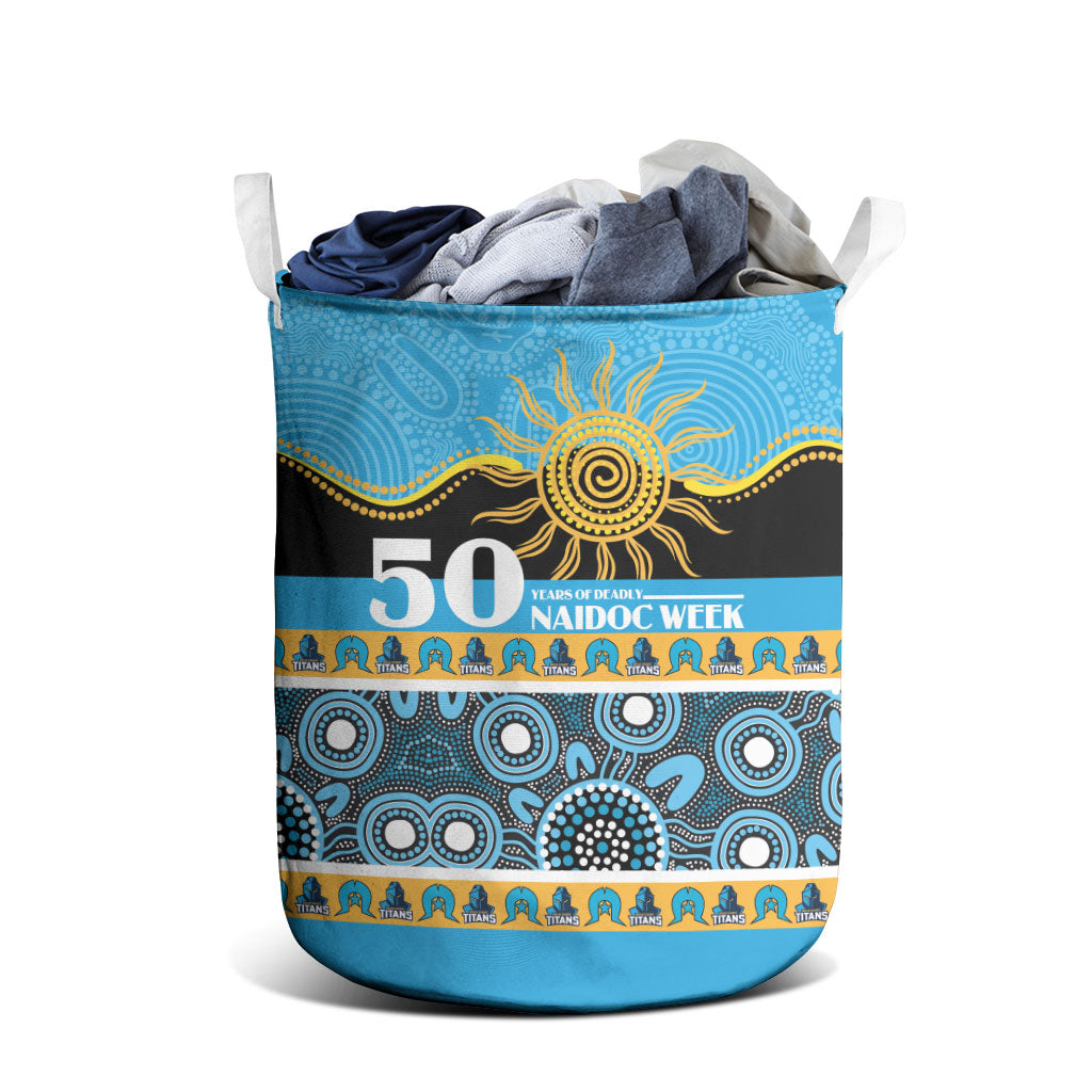 Titans NAIDOC Week Laundry Basket Aboriginal Torres Strait Islanders Vibe