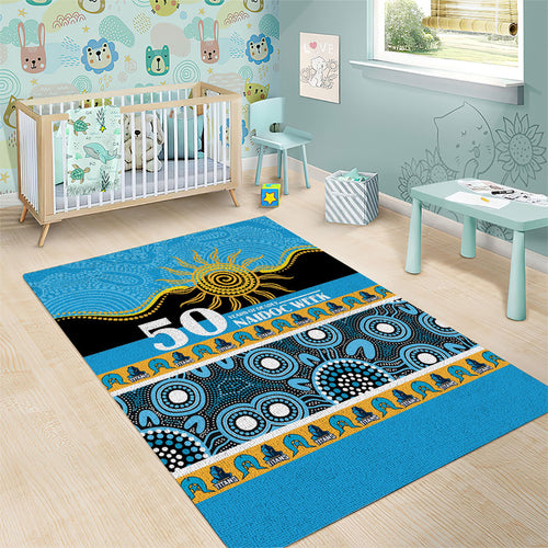 Titans NAIDOC Week Area Rug Aboriginal Torres Strait Islanders Vibe