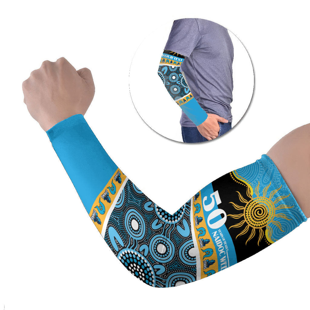 Titans NAIDOC Week Personalised Arm Sleeves Aboriginal Torres Strait Islanders Vibe